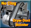 LB1 Dryer duct Booster. LB 1 Lint Blitzer.